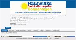 Desktop Screenshot of hauswitzka.at