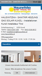 Mobile Screenshot of hauswitzka.at
